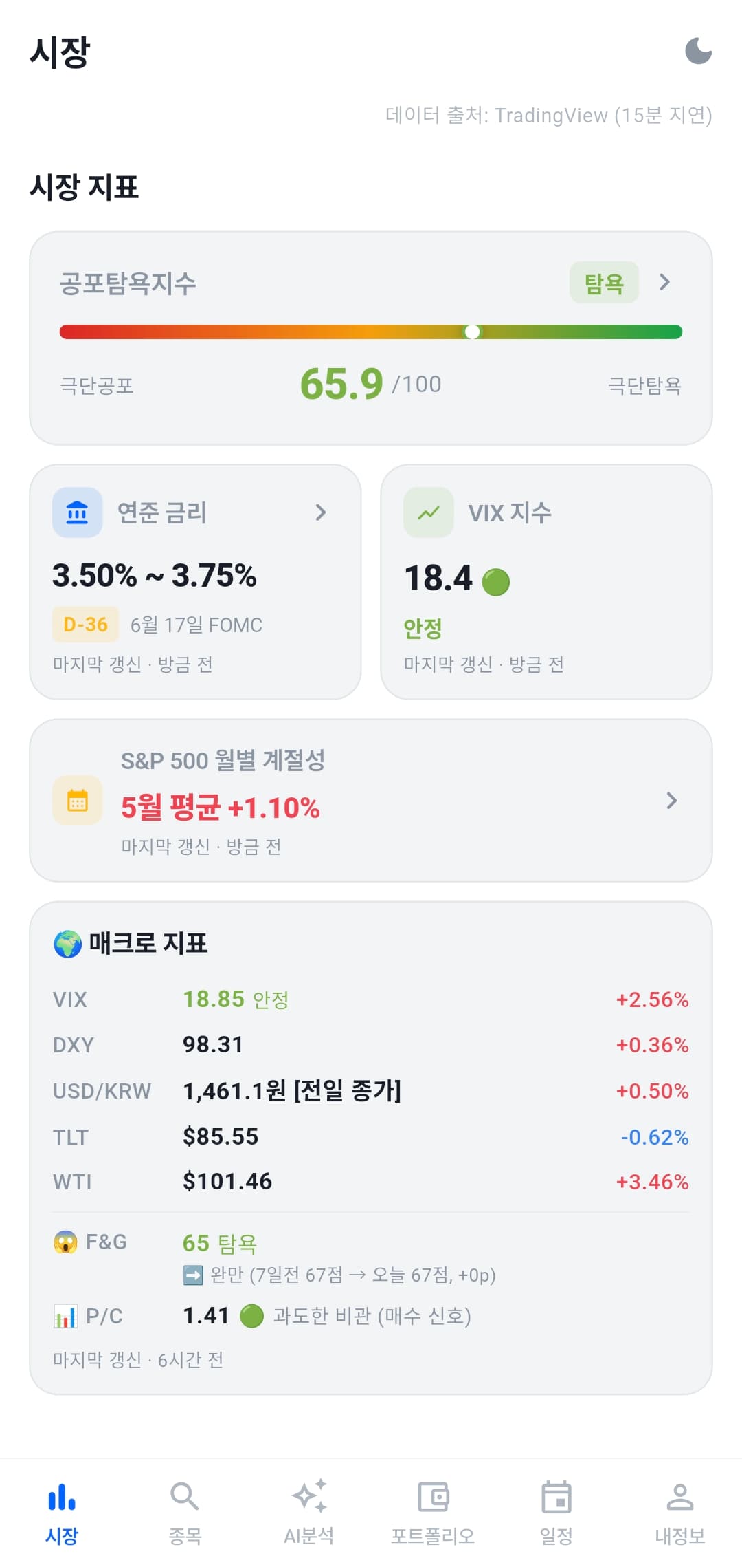 퀀트뷰 스크린샷 2